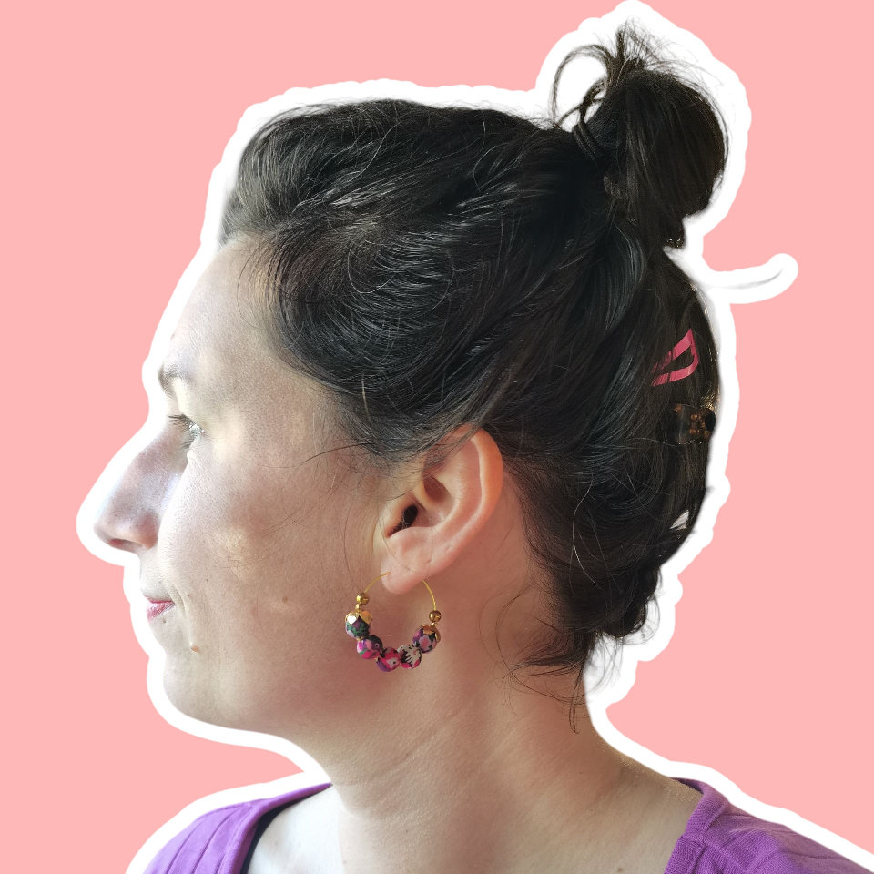 Boucles d'oreilles Rosalie – Image 3